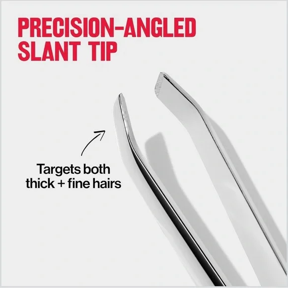 NWT Revlon Multipurpose Hair Removal Tweezer Precision Slant Tip Stainless Steel - Picture 3 of 4